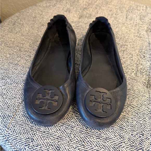 Tory Burch Shoes - Tory Burch Dark Blue Loafers